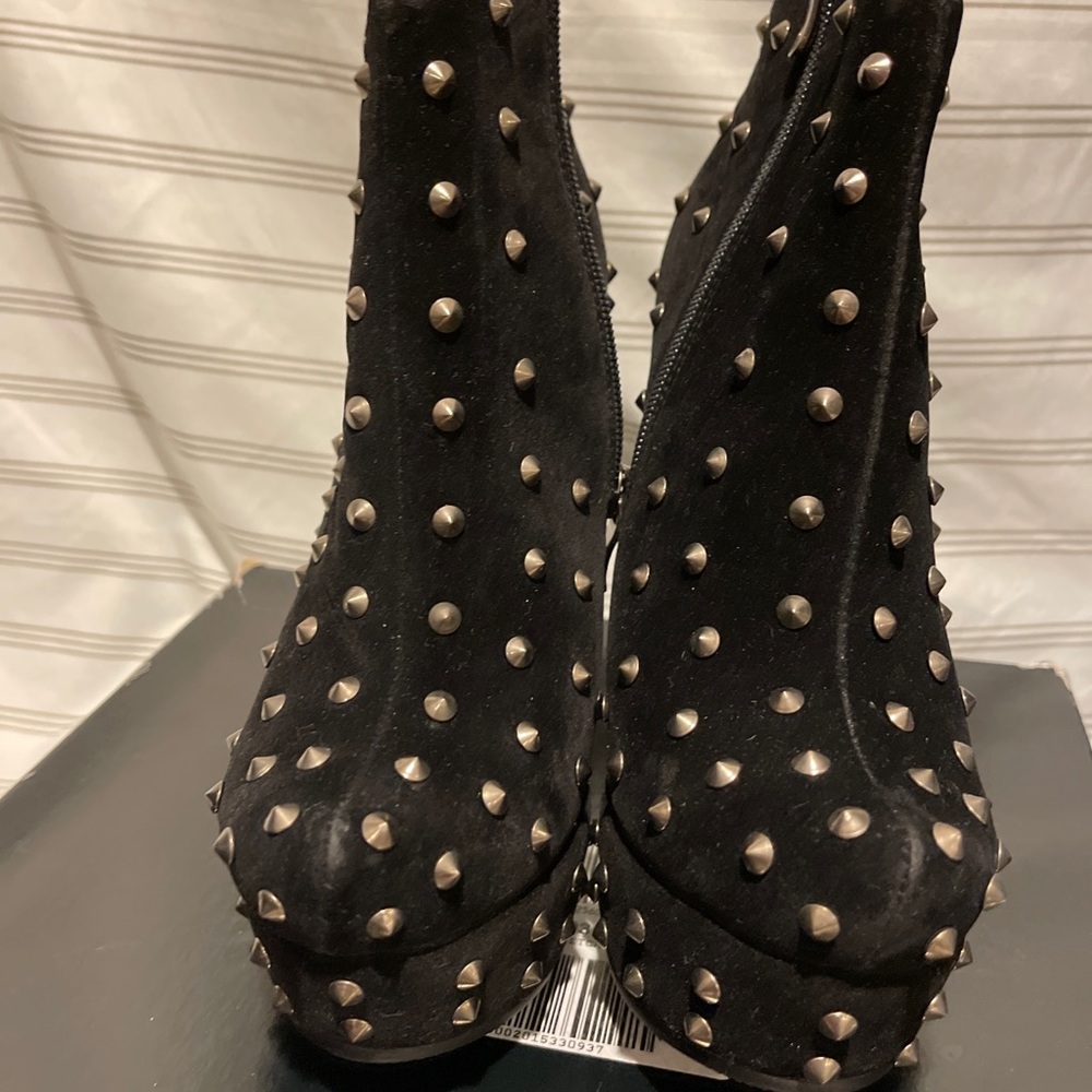 Lady Couture Woman’s Spike-2 High Heel Ankle Boots